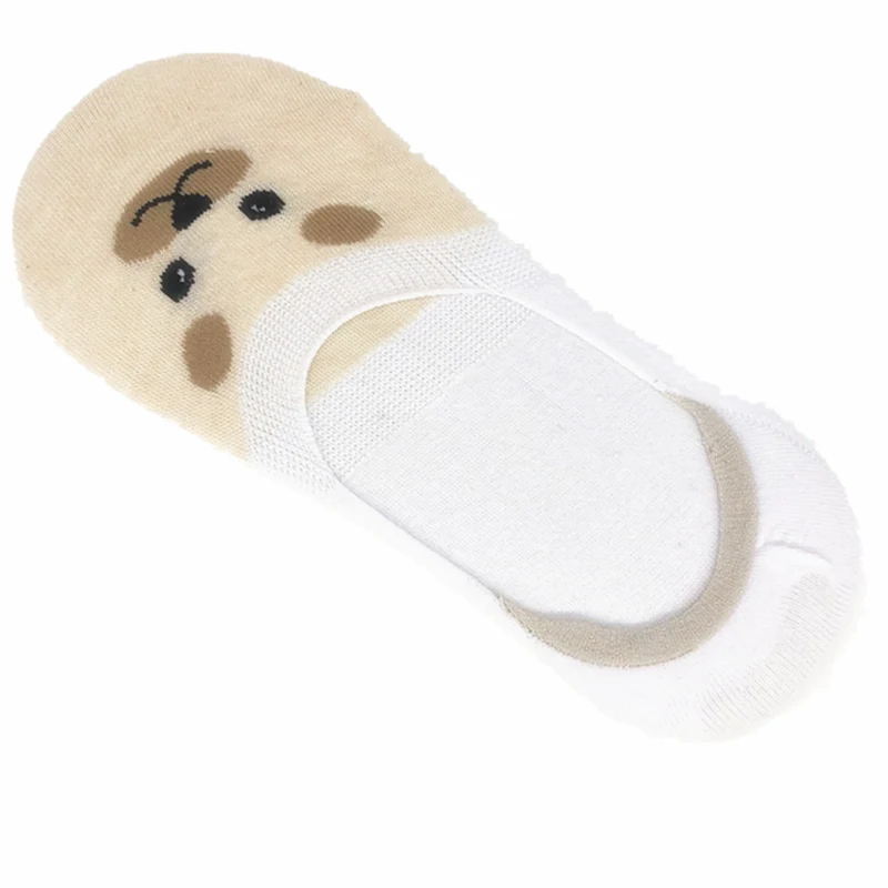 Beige Bear Милые девушки забавные мультипликационные животные хвост Медвежонок собака, кошка, кролик Носки щенок котенок кошка кролик Копилка ботильоны Носки новинка подарок - Цвет: Beige Bear