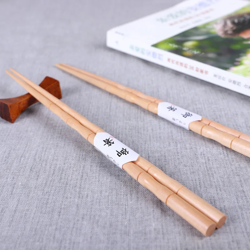 Палочки для еды из натурального дерева 4 пары|chopsticks set|wooden chopsticksnatural wood chopsticks |
