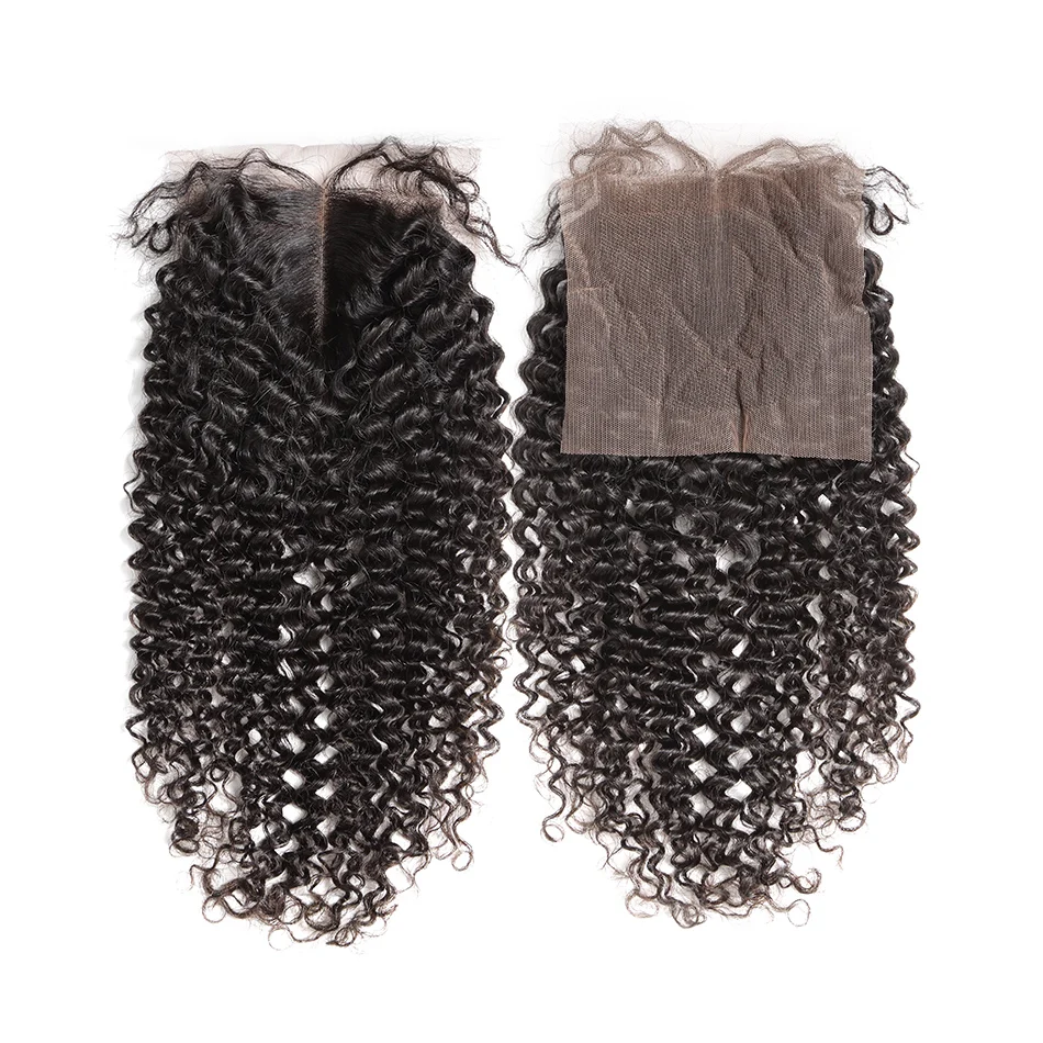 Кудрявые Макс волосы глубокая волна 30 дюймов 3 4 пряди с закрытием бразильские