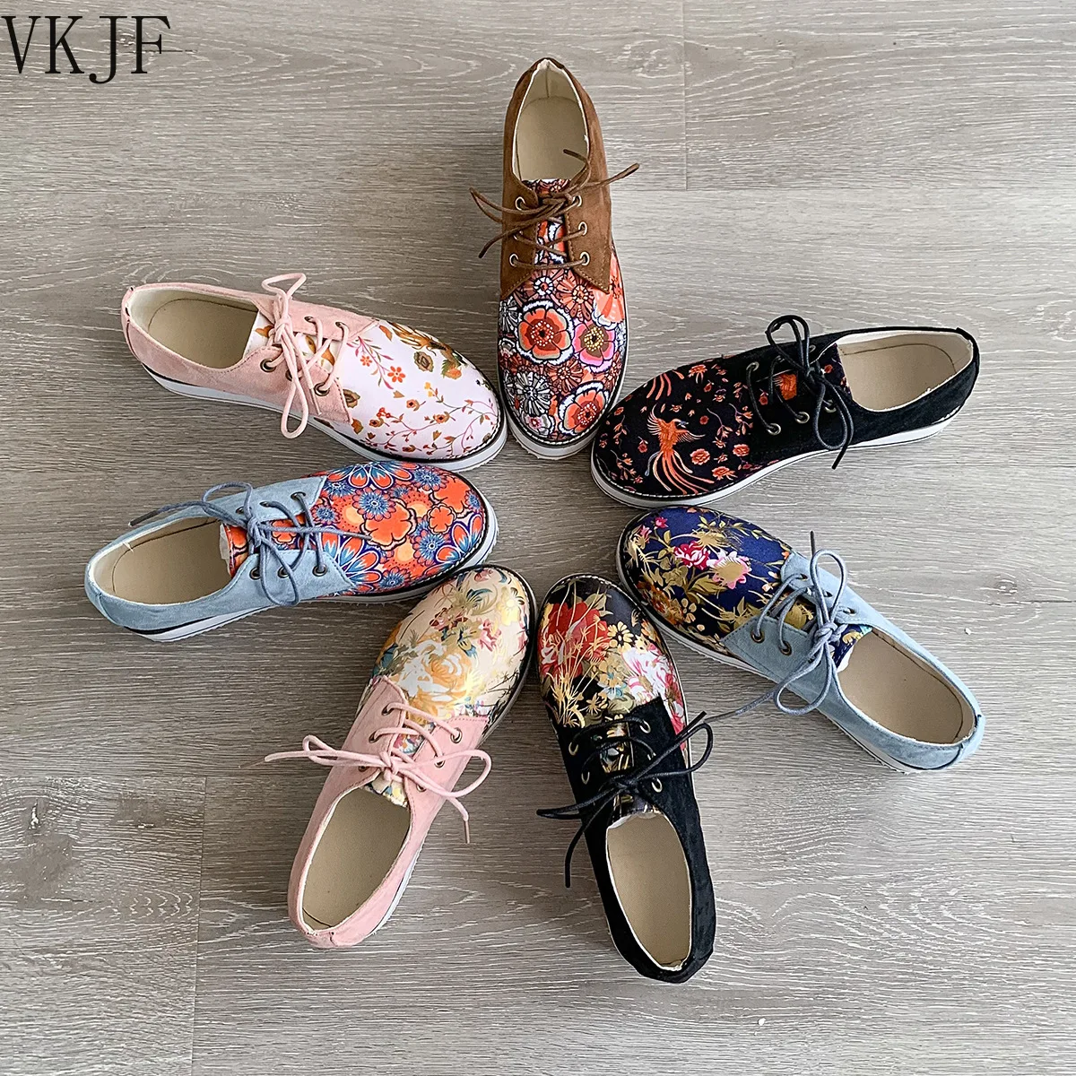 

Women Flats Shoes 2021 Fashion Print Flat Shoes Women Comfort Casual Shoes Ladies Plus Size Platform Shoes Zapatos De Mujer