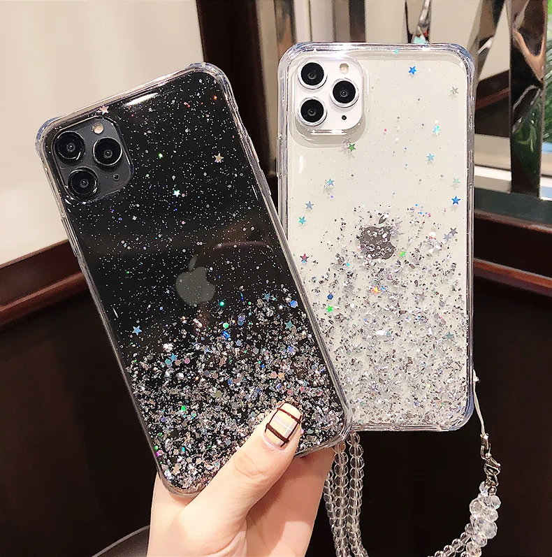 Блестящий Мягкий Резиновый чехол из ТПУ для iPhone 11 Pro Max XR X Xs 8 7 6 6S Plus 8Plus|Бамперы| |