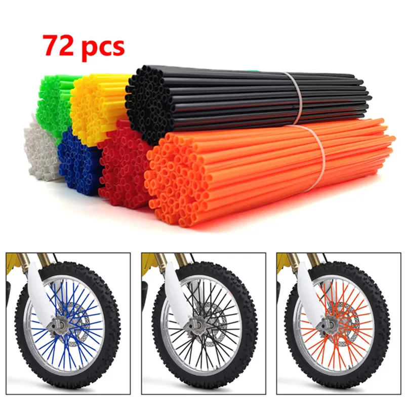 Комплект обмотки спиц для обода колеса мотоцикла 72 шт. Обложка MX мотокросса