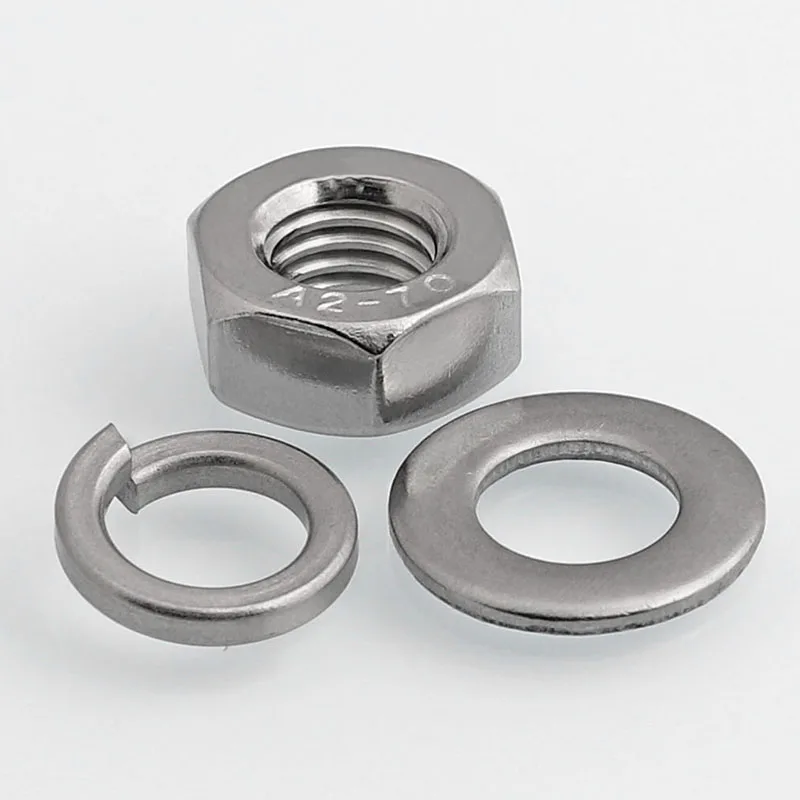 

Шайба из нержавеющей стали 304, гайка, плоская шайба, пружинная шайба