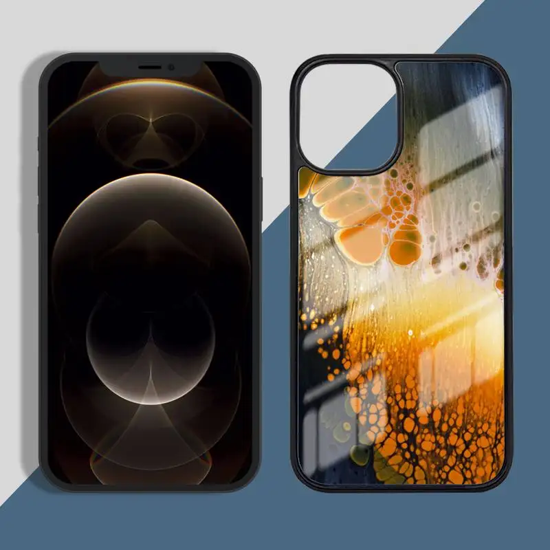 

Water ripple art sea wave Phone Case for iPhone 11 12 pro XS MAX 8 7 6 6S Plus X 5S SE 2020 XR Hard PC