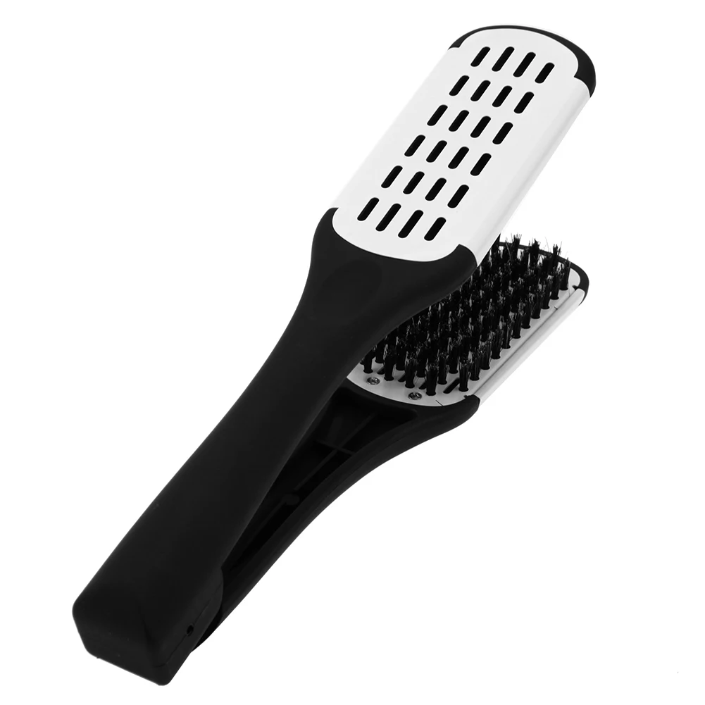 Щетка для укладки волос керамическая расческа из фанеры выпрямитель