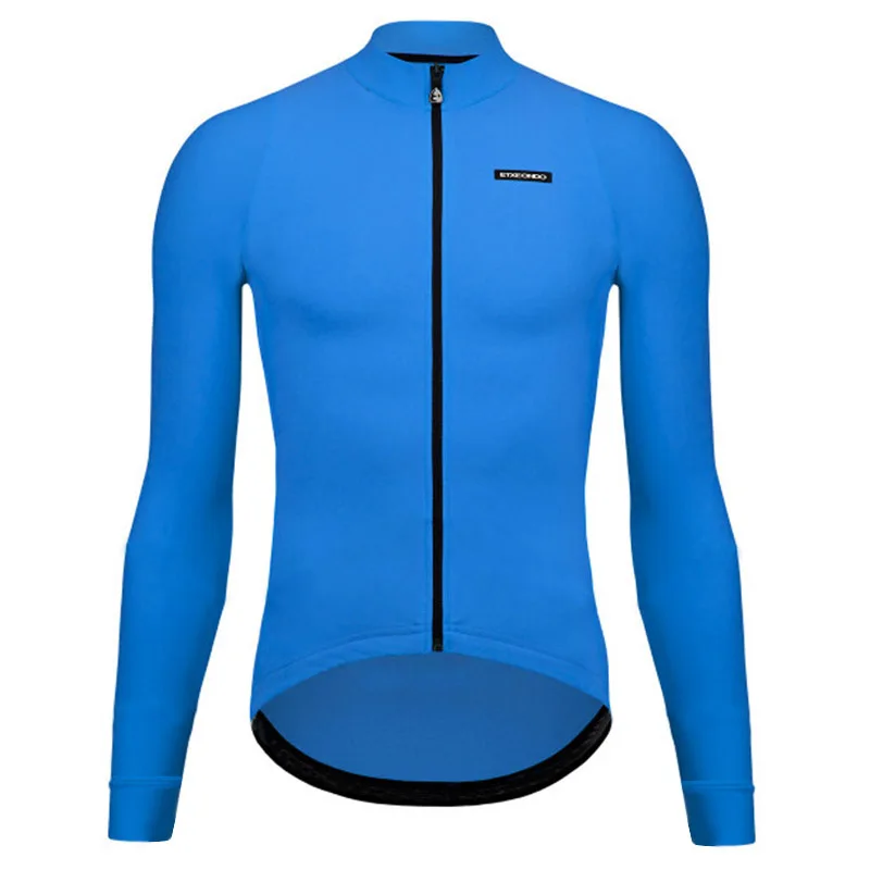 Maillot Испания pro team зима Велосипеды Длинные рукава Джерси термо флисовый Топ Для мужчин mtb велосипеда для верховой езды pro велосипедная форма - Цвет: Jersey   10