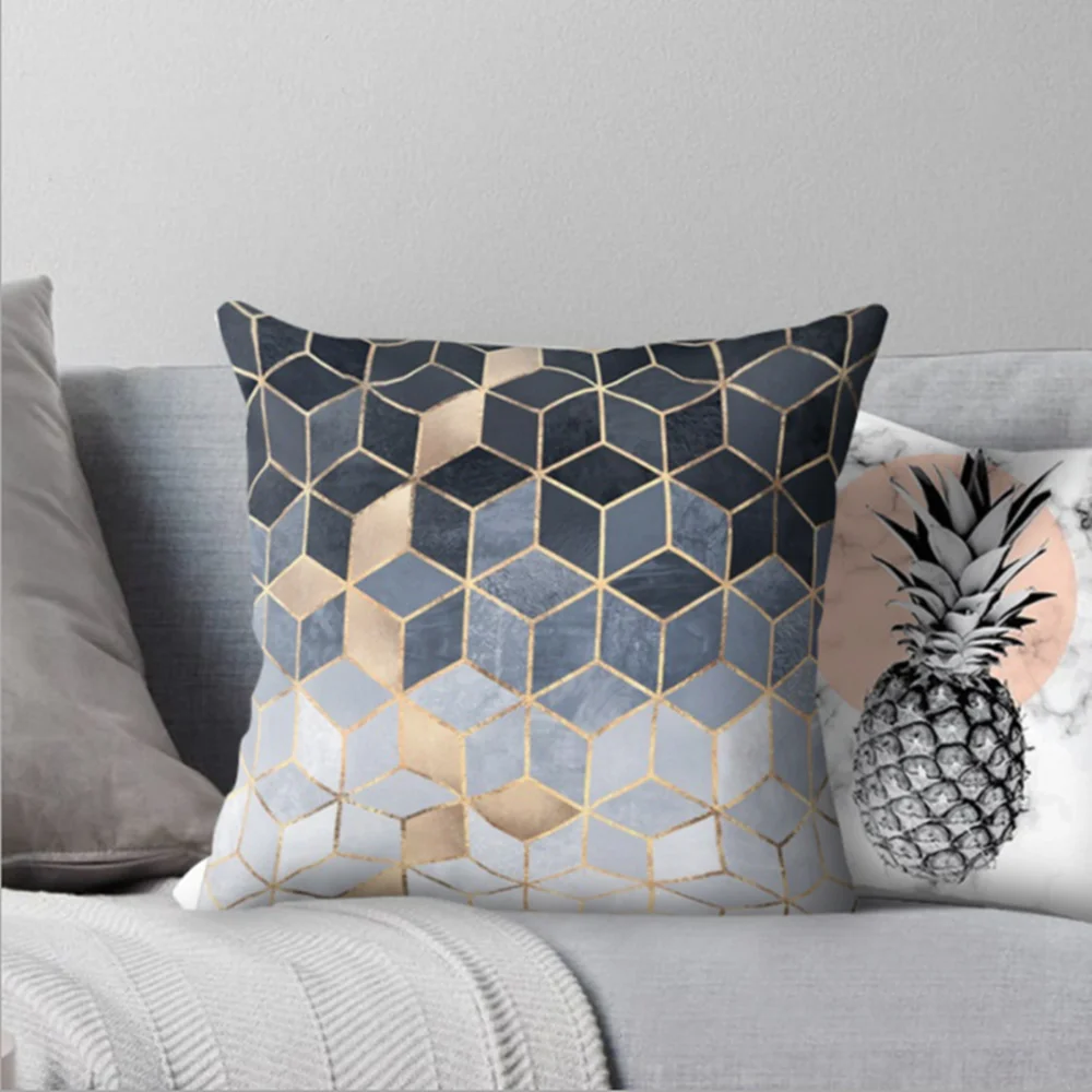 

45*45cm Printed Geometric Cushion Cover Sofa Throw Pillow case Room Cushion Pillow Case Home Decoration