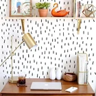 100 шт., настенные стикеры в виде капель дождя в скандинавском стиле, виниловые наклейки на стену для детской, спальни