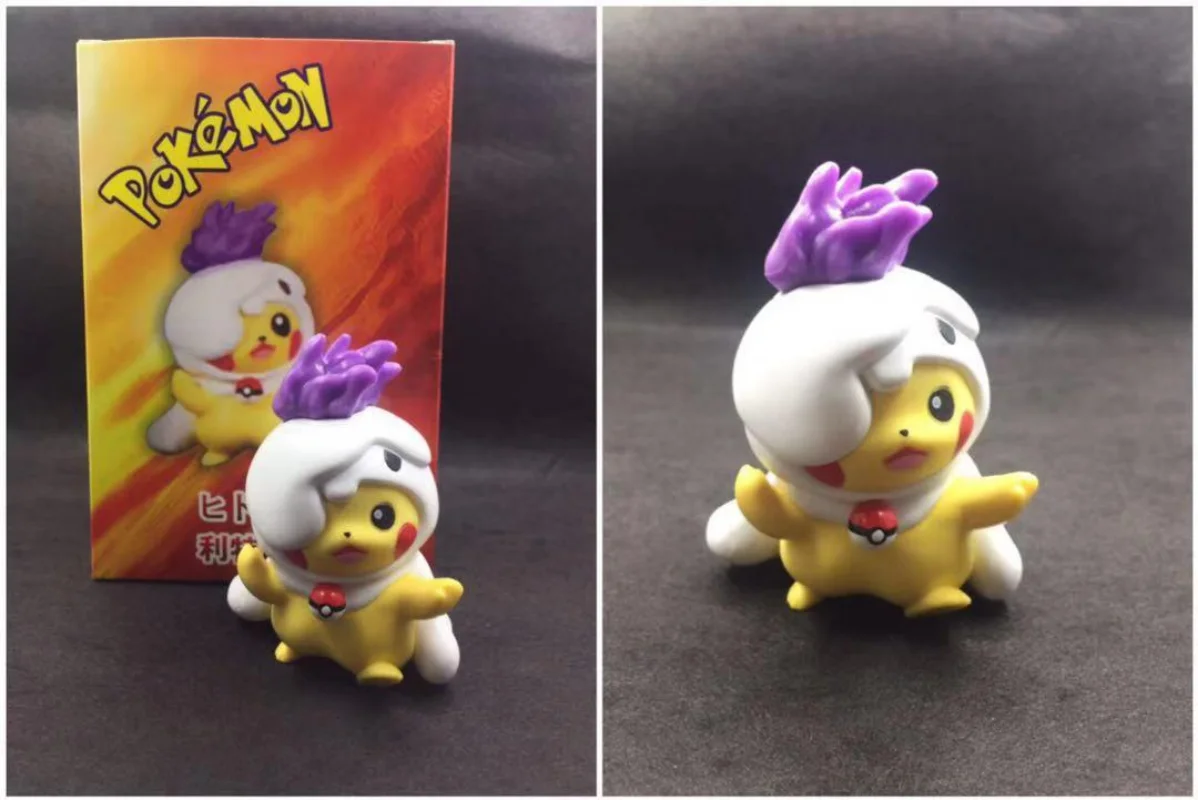 

Free Shipping Pikachu COS Series 10cm PVC Action Figure Toys Dolls