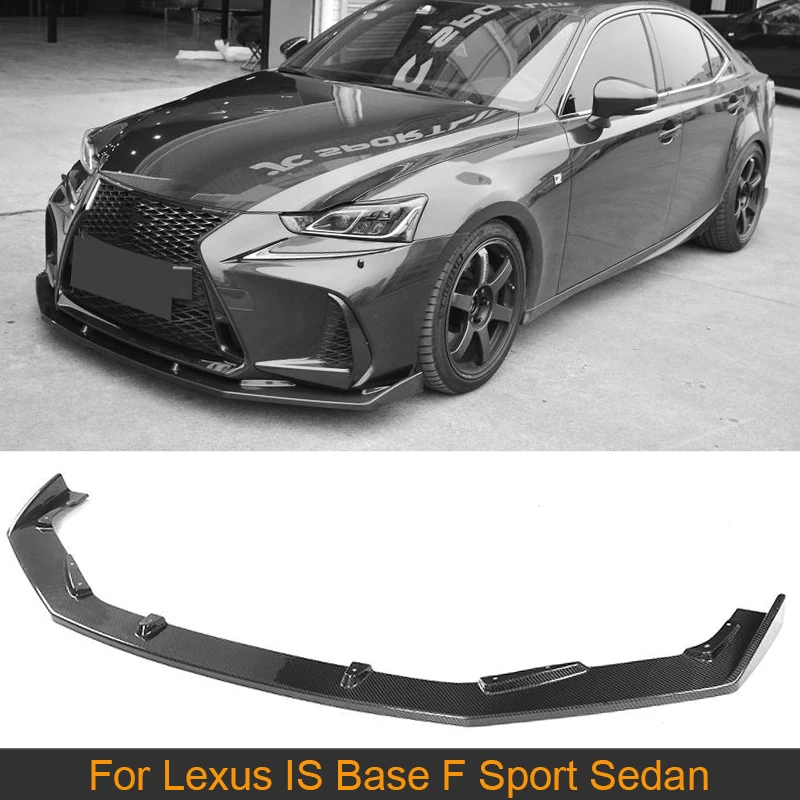 Углеродное волокно авто передний бампер спойлер для Lexus IS300 IS350 основание F Sport Sedan 4