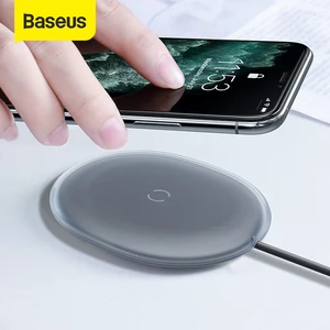 baseus 15w wireless charger for iphone 11 x xs for airpods pro fast charger qi wireless charging pad for samsung s20 s10 s9 note free global shipping