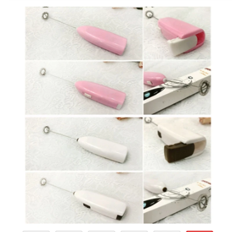 

Electric Coffee Blender Milk Jugs Frother Kitchen Whisk Mixer Hand Milk Foamer for Coffee Cappuccino Creamer Frothy Blend Whisk