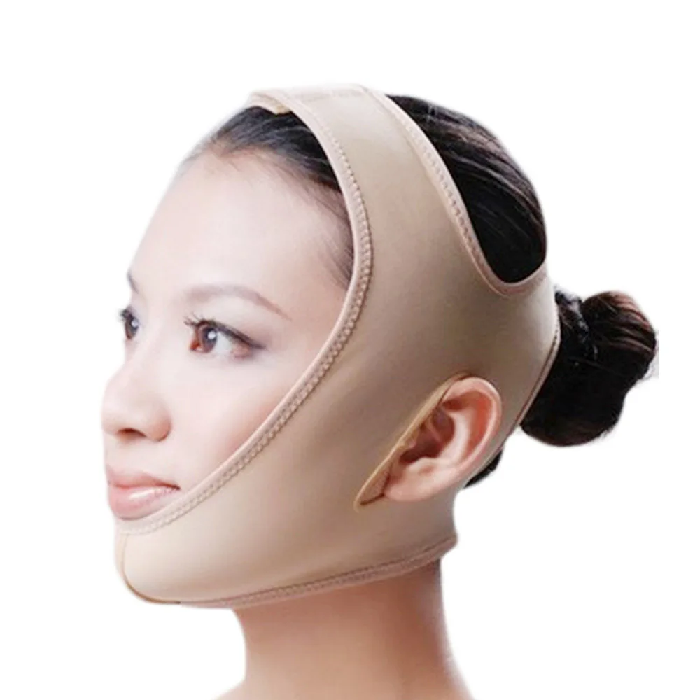 Для лица V Форма r для похудения бандаж Массажная лента расслабления