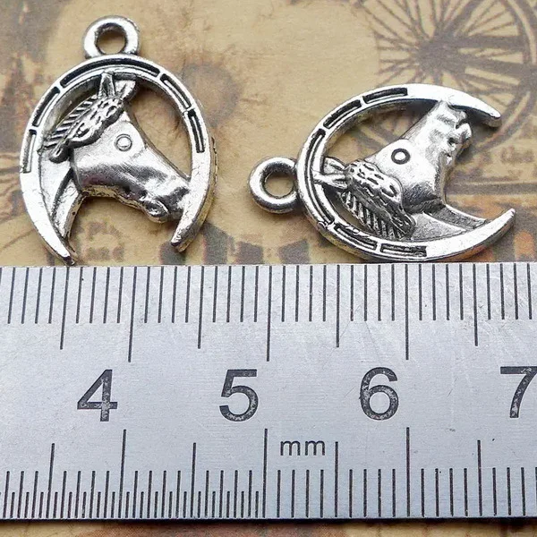 Подвески для изготовления ювелирных изделий подвески в виде головы лошади