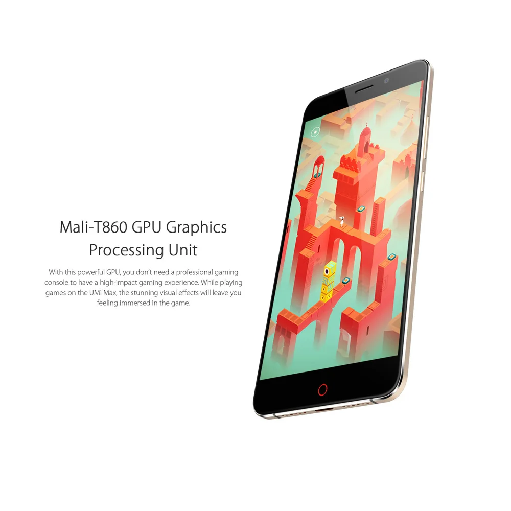 Смартфон UMIDIGI MAX 4G 5,5 дюймов 2.5D FHD 1920*1080 Android 6,0 3 ГБ+ 16 Гб 5 Мп+ 13 МП с двумя камерами для распознавания отпечатков пальцев