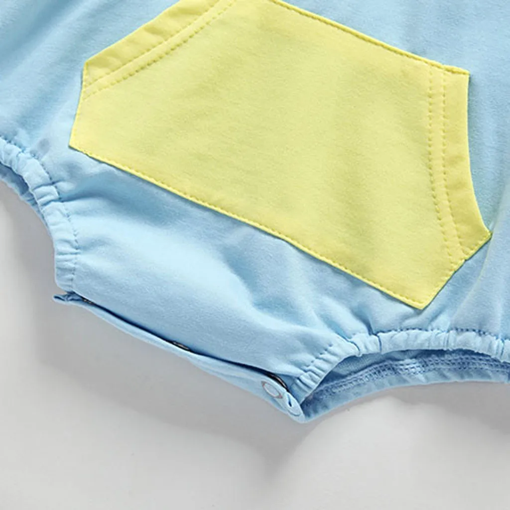 Одежда для новорожденных маленьких мальчиков и девочек с рисунком из