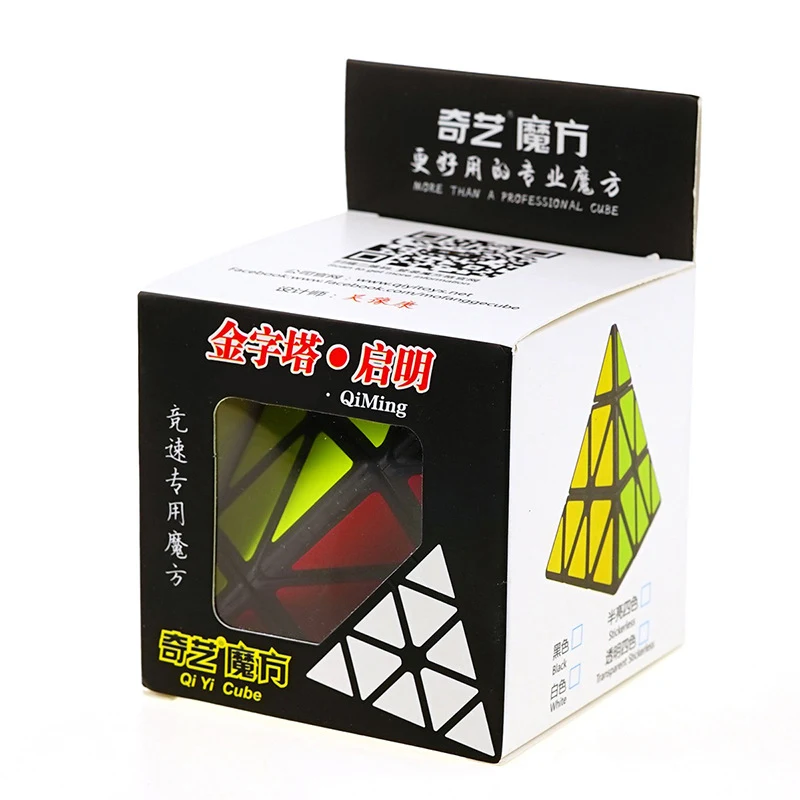 QiYi Qiming пирамида быстрая гладкая Профессиональная игра игрушечные кубики