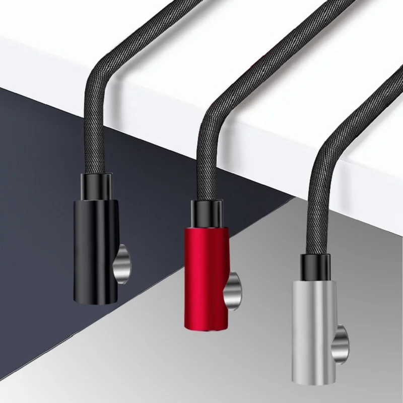 90 градусов зарядный кабель Magent зарядное устройство type C кабель USB C провод для быстрой зарядки Micro usb-концентратор, 4 порта для samsung iphone XM Magenetic кабель