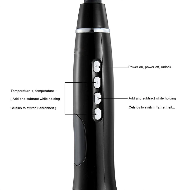 

Multi-Automatic Hair Curler Hair Curling Iron LCD Ceramic Rotating Hair Waver Magic Curling Wand Irons Hair Styling Tools