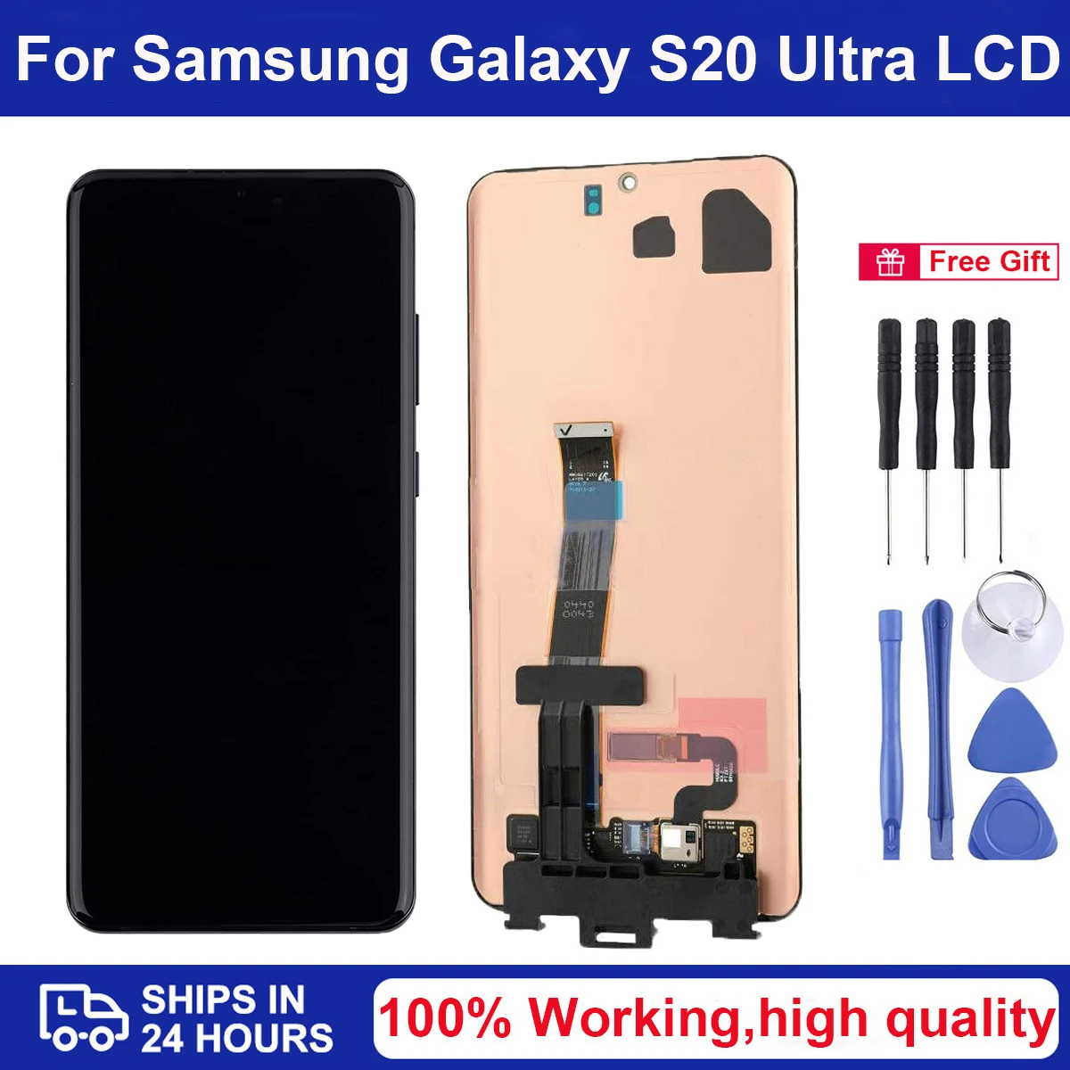 

6.9" Original s20u Display For Samsung Galaxy S20 Ultra lcd G988 SM-G988F G988B/DS g988 LCD with Touch Screen Digitizer Assembly