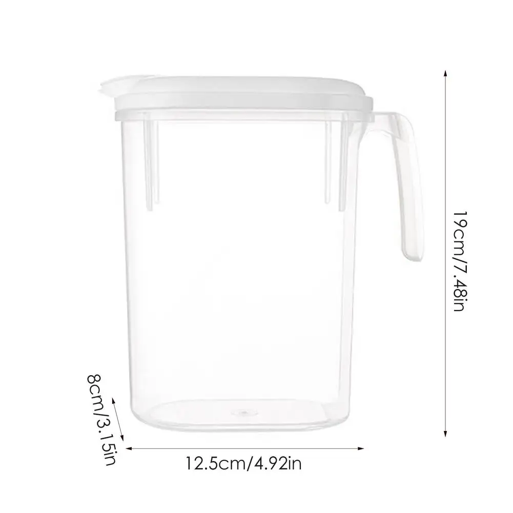 

1.8L Transparent Kettle Plastic Water Pot Cold Water Bottle With Handle Household Cool Water Jug Can Be Put In The Refrigerator