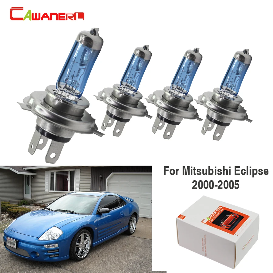 Cawaner для Mitsubishi Eclipse 2000-2005 100W H4 автомобильные галогеновые лампы фар Hi/короче
