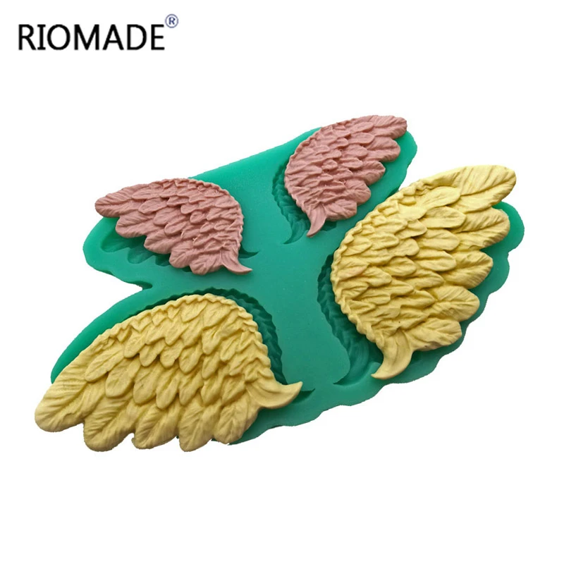 Силиконовые формы ангельские крылья для помадки печенье шоколадный чип