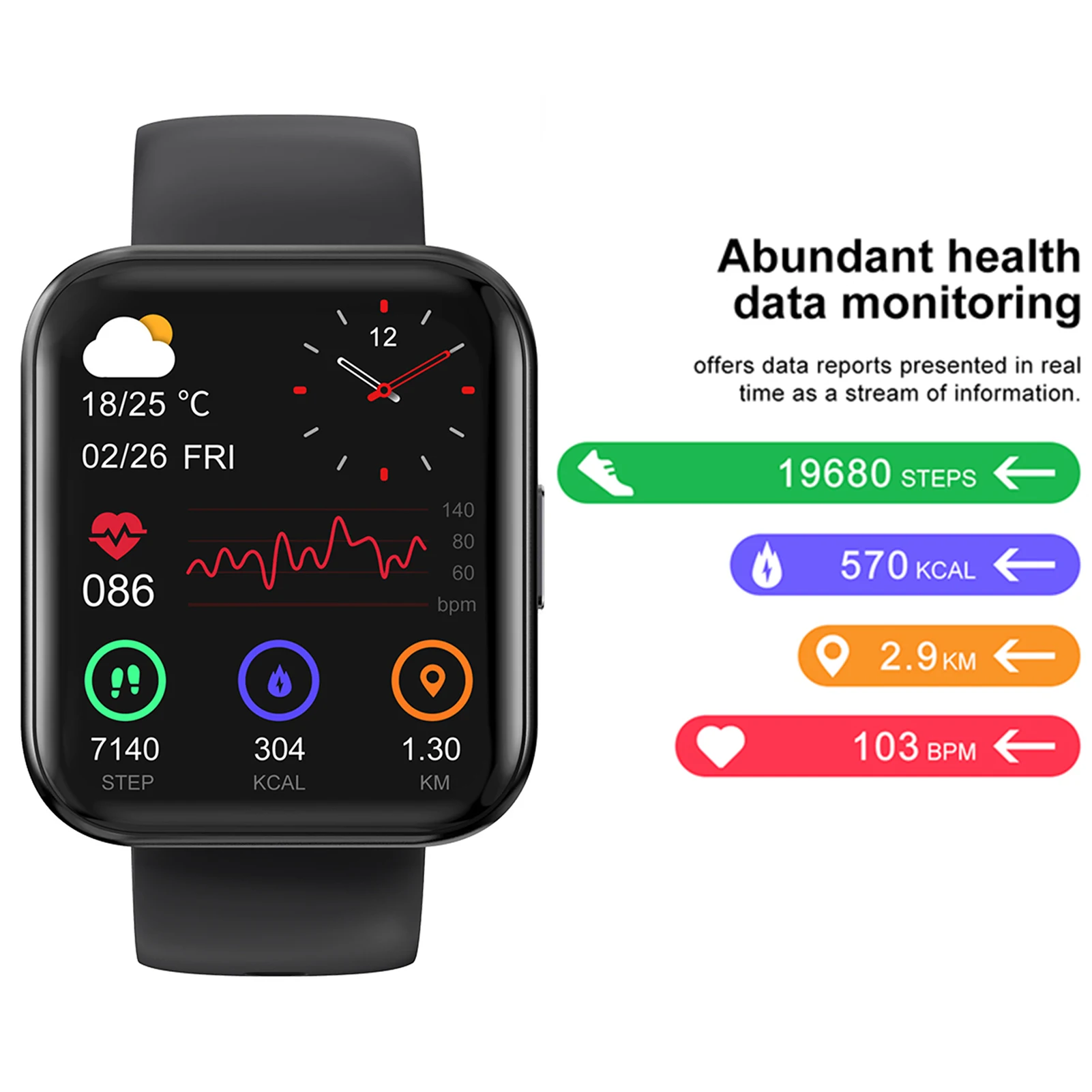 

2021 KOSPET MAGIC 3 Smartwatch For Men Waterproof Bluetooth Band Sport Fitness Bracelet Smart Clock Women For IOS Android