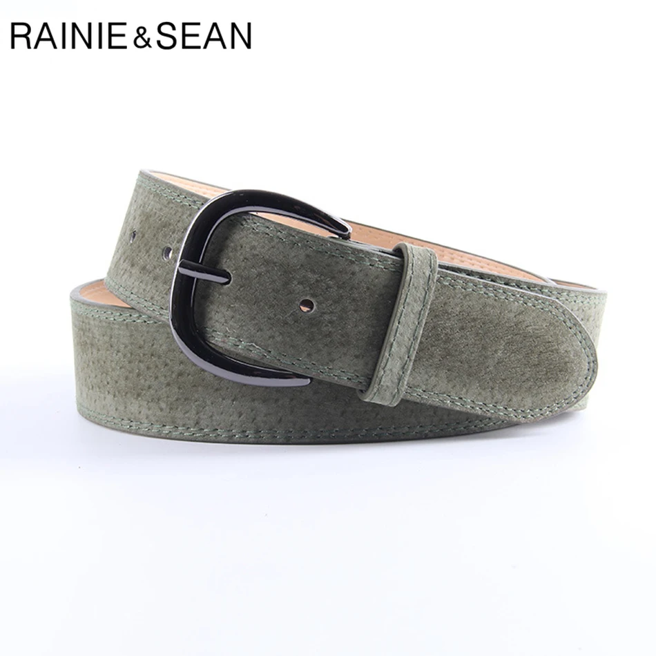 Рейни Шон из натуральной свиной кожи на ремешке По сниженным ценам пряжкой Темно