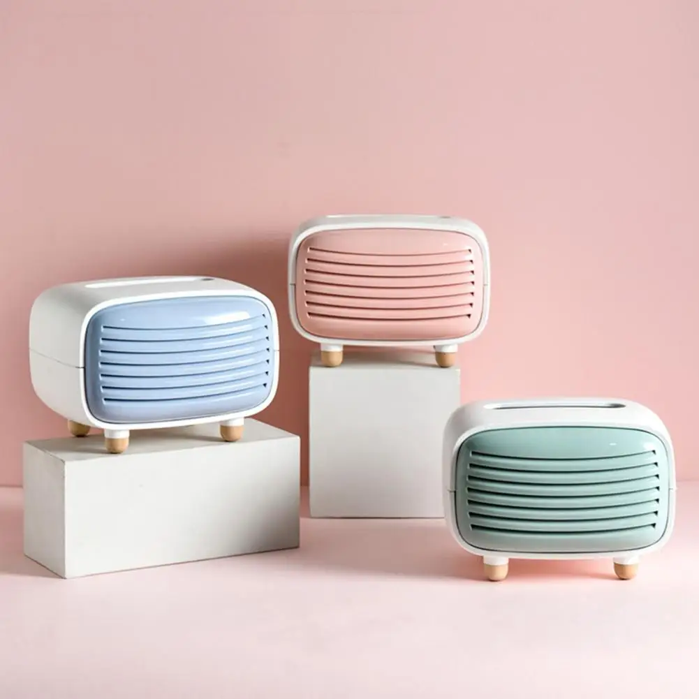 Коробка для салфеток с радио чехол хранения s контейнер украшение стола домашний