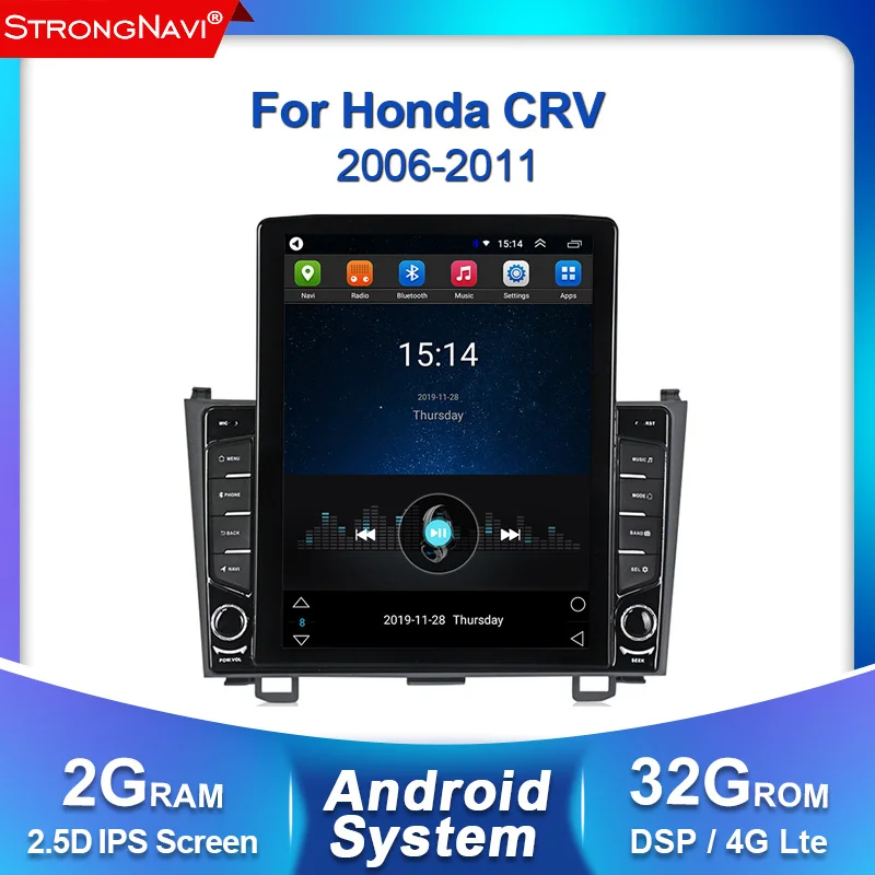2G + 32G 2din Android 4G LTE автомобильное радио GPS навигация для Honda CRV CR V 2006 2007 2008 2010 2011 2012