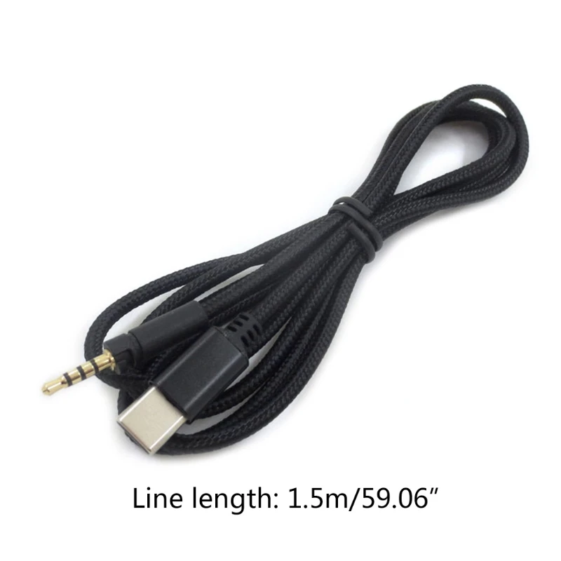 

2.5 mm to Type-C Car AUX Pure Oxygen Free Copper WIre Cord Cable 95AF