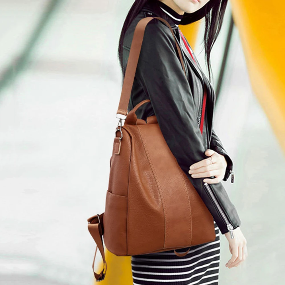 Женская модная повседневная Дорожная сумка из искусственной кожи с защитой от