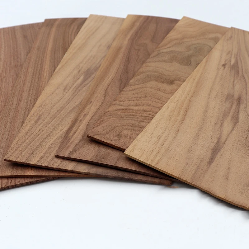 Шпон из натурального черного ореха тонкие чипсы обновление колонок ручной