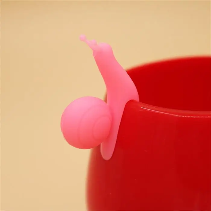 10 шт./компл. милый чайный пакетик в форме улитки чашка с зажимом для чая ситечко