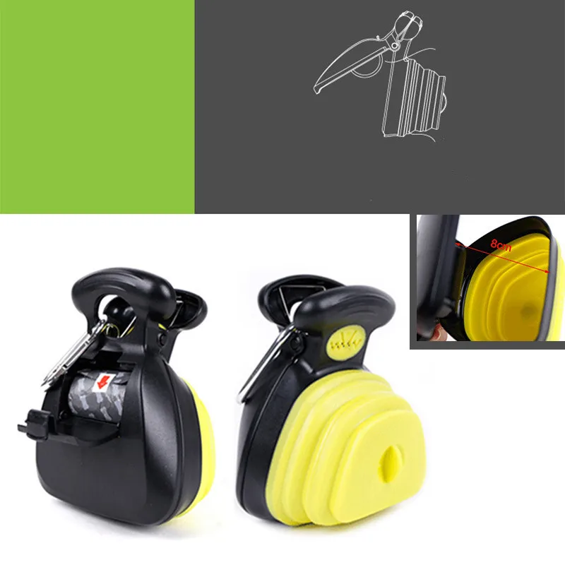 Собака питомца Путешествия складной Pooper Scooper Poop Совок очищающее средство