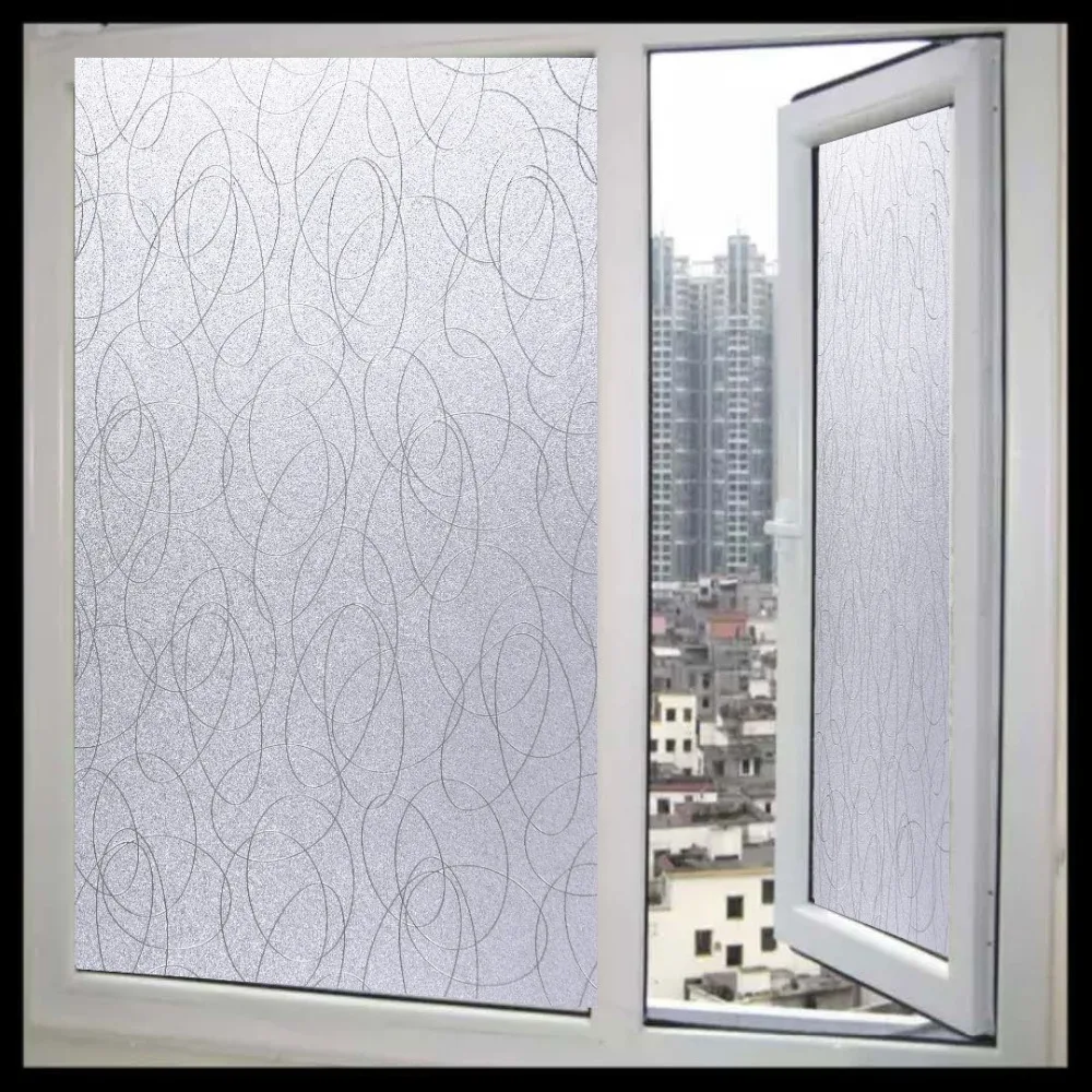 

Cover Film Privacy Self Adhesive Window Film No-Glue Static Cling Window Stickers On The Window Stickers Glass Foil Bedroom