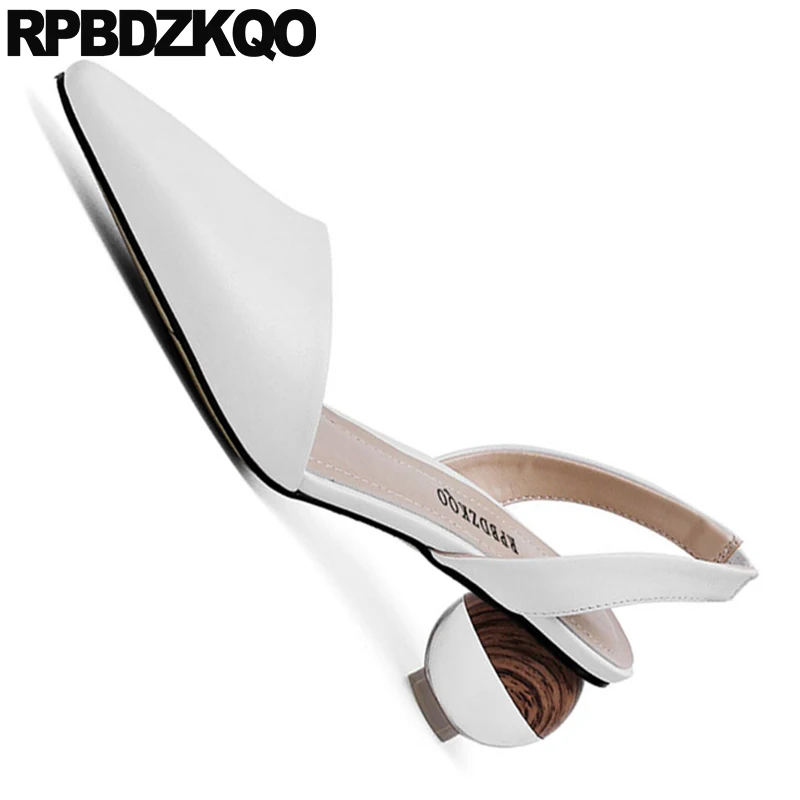 Толстые белые женские туфли-лодочки в европейском стиле Обувь с острым носком и