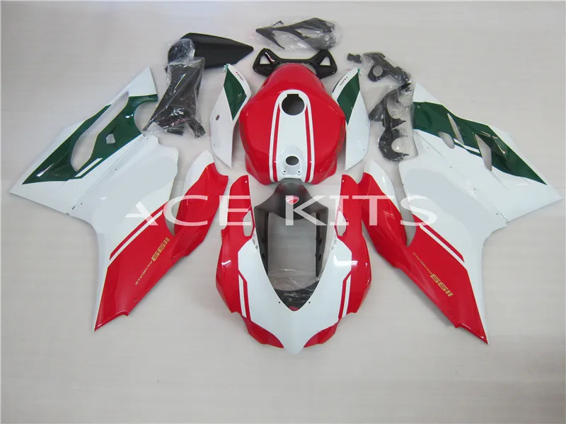 Новый ABS мотоцикл обтекатель комплект для DUCATI 899 1199 1199S Panigale s 2012 2015 кузов литьевая