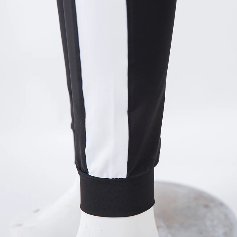 Женские облегающие леггинсы черные белые длинные брюки для тренировок | Женская