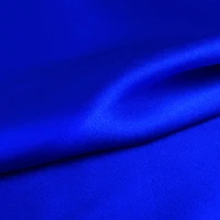 100 silk charmeuse satin 19mm 114cm45 width royal blue color mulberry silk fabric no 11