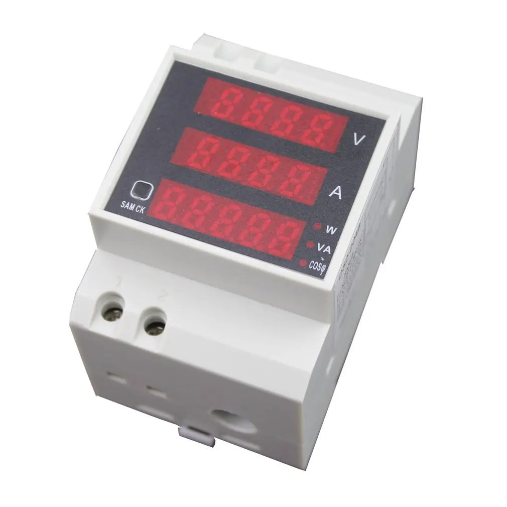 

D52-2048 LED Digital Multi-function Meter Voltmeter Ammeter High Precision Stable And Durable Voltmeter Ammeter AC 80-300V