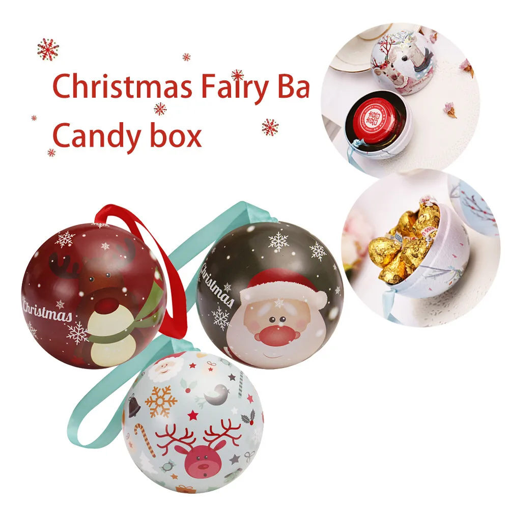 3 шт. Рождественский олень Санта Рождественская елка висячие украшения жестяная