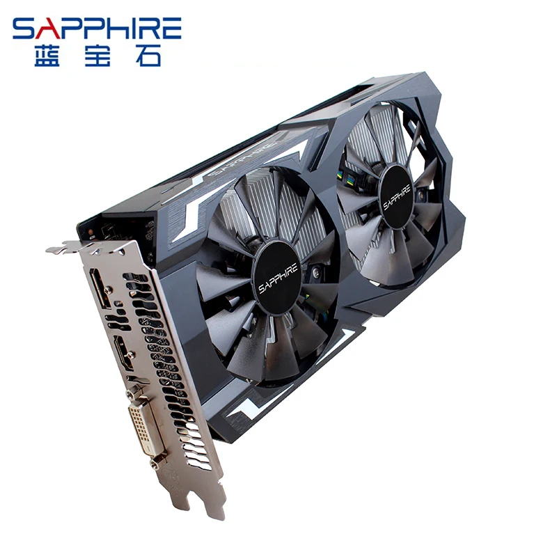 Видеокарта SAPPHIRE AMD Radeon RX 560 4 Гб 128 бит GDDR5 PCI настольная RX560 видеокарта для ПК игр б/у