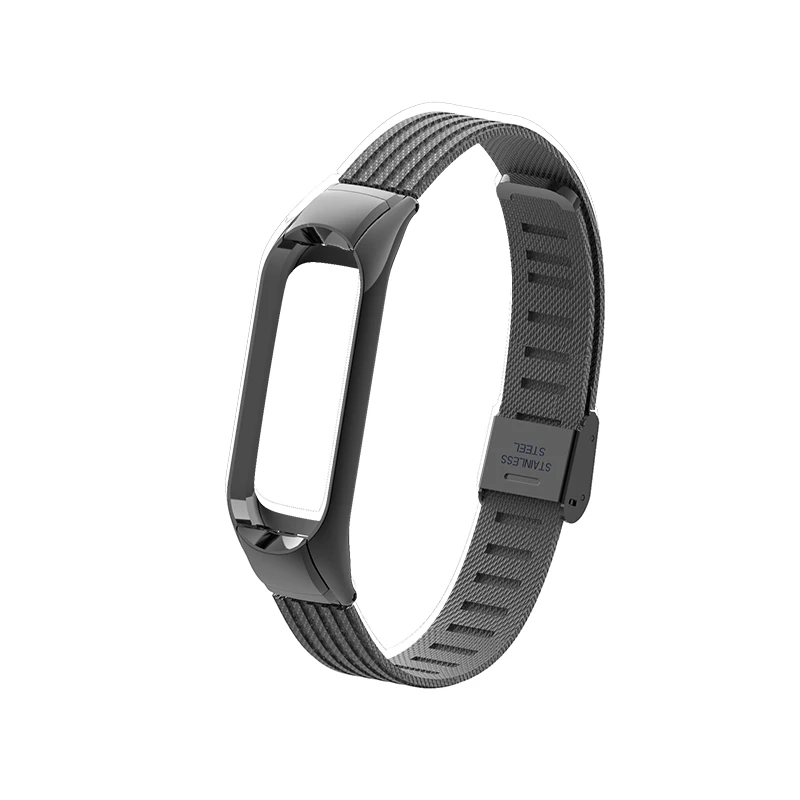 Браслет mi Band 3 4 Металлический Безвинтовой стальной ремешок для Xiaomi mi Band 2 браслет mi band 3 браслеты Pulseira mi band 4 ремешок на запястье