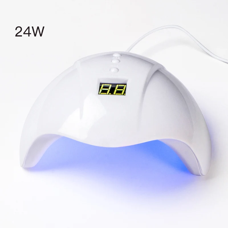 

24W UV Light LED Nail Dryer UV LED Gel Nail Lamp Lamps for Manicure Pedicure Nail Art Tips Quick Drying Nail Machine Salon Tool