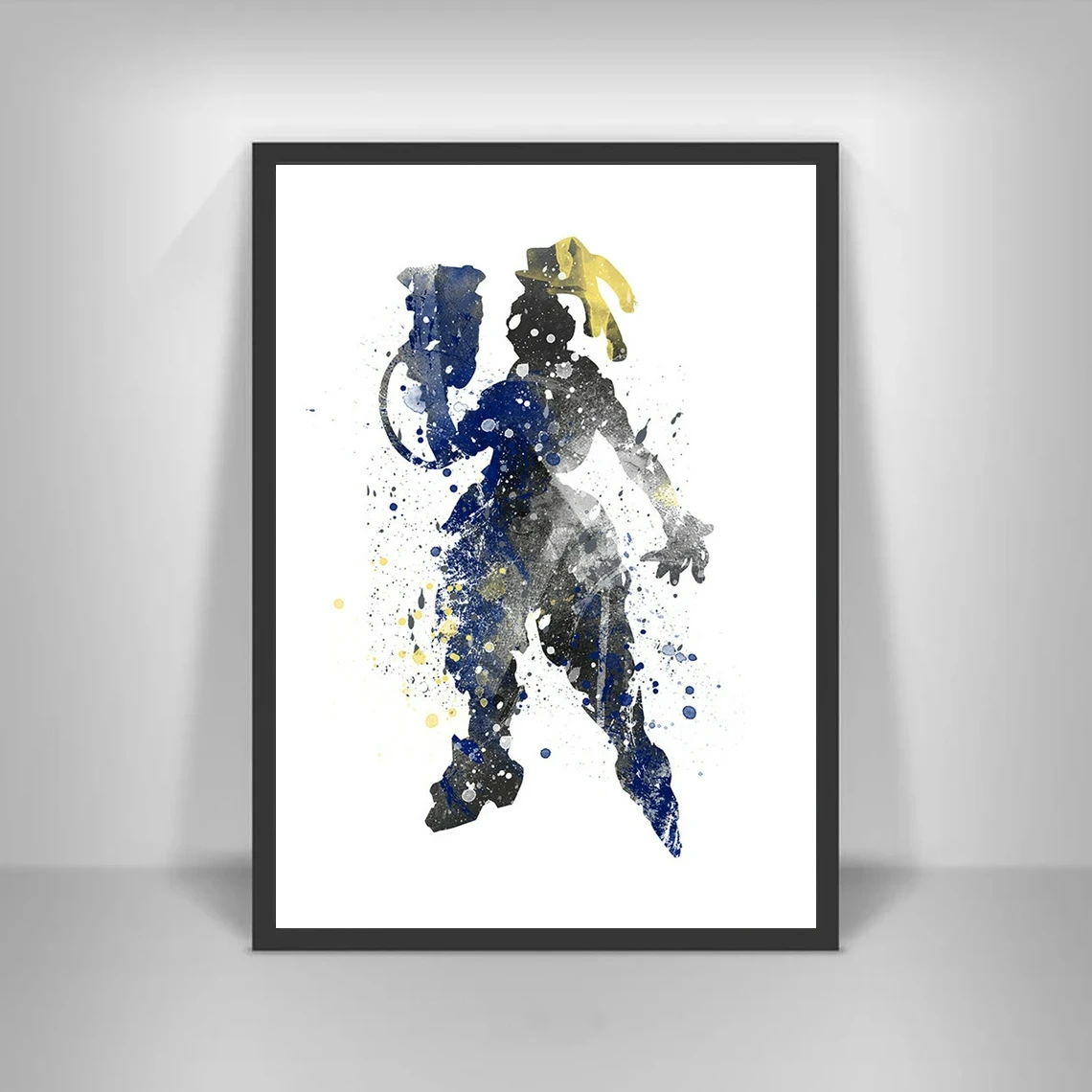 Overwatch Lucio игровой плакат альтернативные минималистичные художественные принты