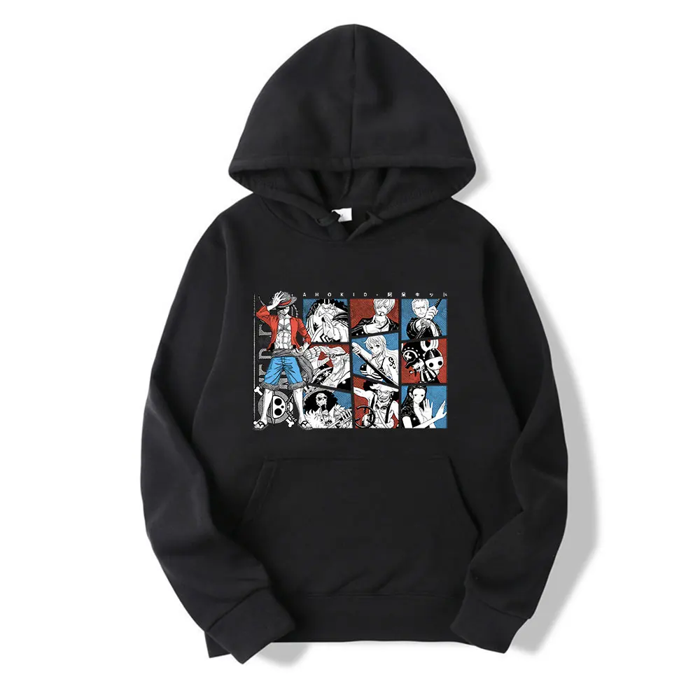 

Японское аниме One Piece Roronoa Зоро, Луффи 2021 Harajuku Веселые комиксы с принтом Зимняя Толстая свободная Мужская Дизайнерская нишевая Толстовка с дл...