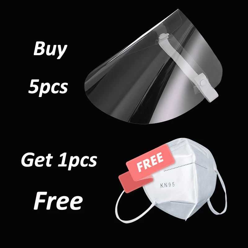 Прозрачные Экологичные пластиковые маски для лица дышащие противопылевые