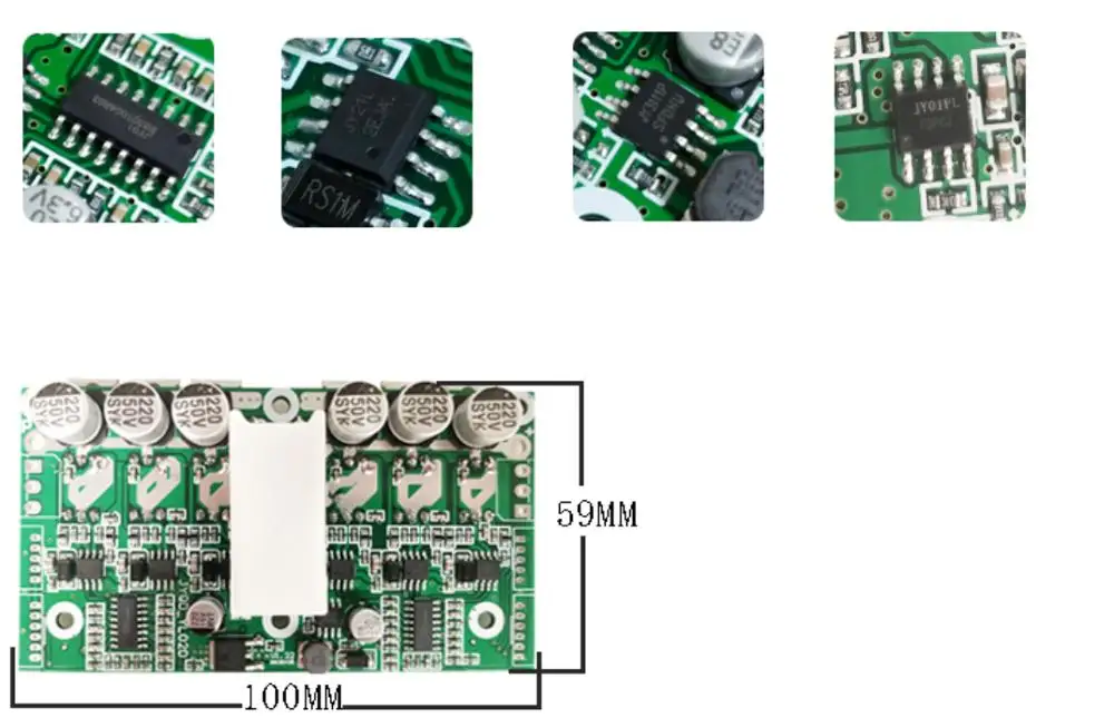 Контроллер двигателя BLDC 12 36VDC двухдиапазонный контроллер BLDC/YL02C для колясок мотор